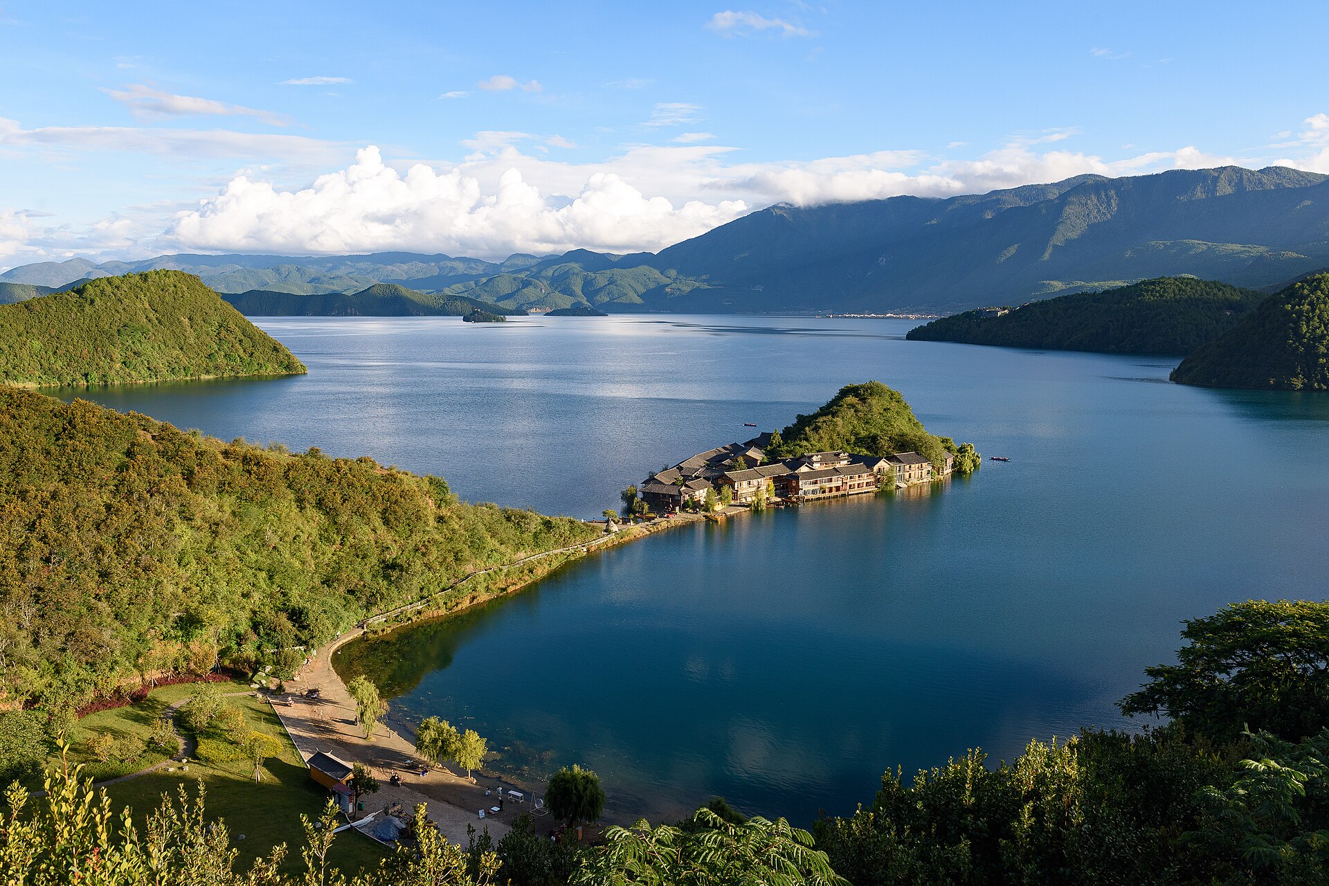 泸沽湖,里格观景台